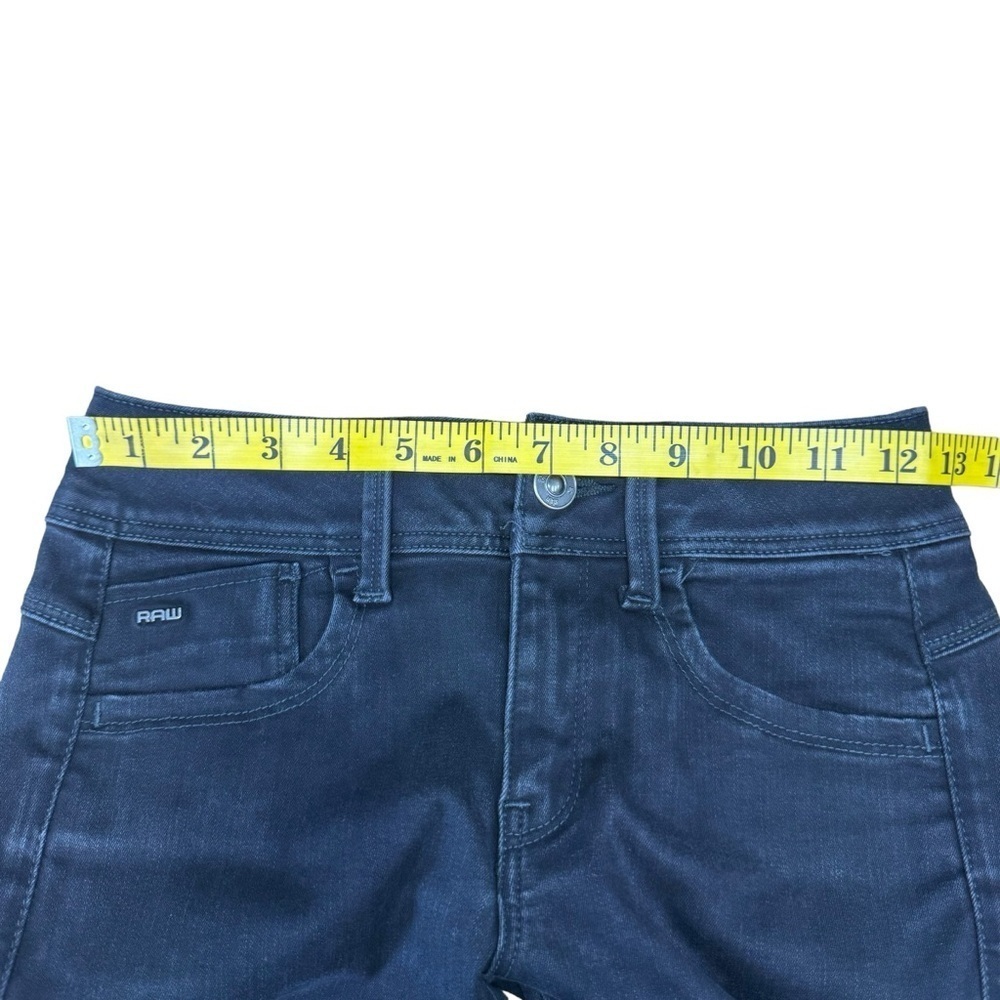 G-Star Raw Jeans Super Skinny Women’s Size W25 L32  Black Washed Arc Leg Pants - Picture 13 of 16